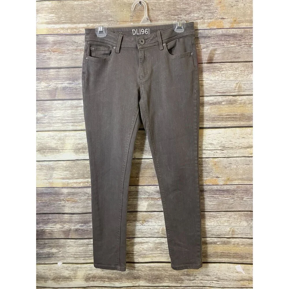 DL1961 Jeans Emma‎ Legging 27 Lansing Grey Wash Stetch